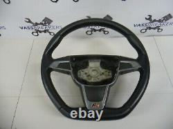 Seat Ibiza 2012 Mk5 6j Facelift Fr Flat Bottom Steering Wheel 6j0419091ag