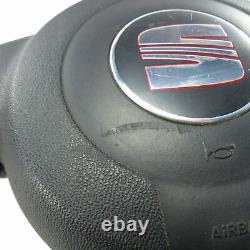 Seat Ibiza 6L León 1P Sports Steering Wheel Leather Black 5P0419091AC