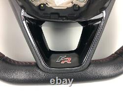 Seat Ibiza Mk5 FR Multifunction Steering Wheel Black Leather 5F0419091R