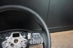 Seat Leon 1P Cupra R Steering Wheel Leather 3 Spokes White Seam Multifunction