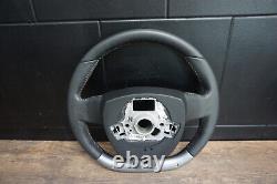 Seat Leon 1P Cupra R Steering Wheel Leather 3 Spokes White Seam Multifunction