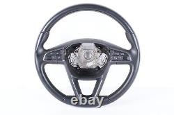 Seat León 3 5F Steering Wheel With Multifunctional Buttons Leather 5F0419091L