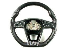 Seat Leon 5F FR Original Leather Multifunction Steering Wheel 575419091