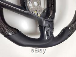 Seat Leon 5F0 FR Carbon Fibre Steering Wheel, Chunky Grip, MANUAL 2013+