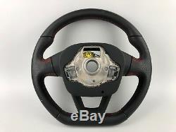 Seat Leon FR Leather Flat Bottom MFL Multifuncion Steering Wheel 575419091HBEX