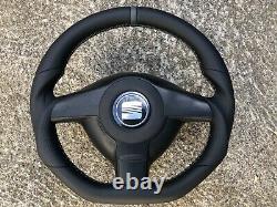 Seat Leon Fr Mk1 Custom Made Flat Bottom Steering Wheel