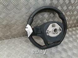 Seat Leon Fr Mk4 Steering Wheel Flat Bottom Shift Paddles Red Stitching 2020-on