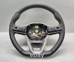 Seat Leon Fr Mk4 Steering Wheel Leather Nappa Flat 5fa419091 Et