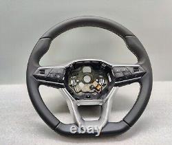 Seat Leon Fr Mk4 Steering Wheel Leather Nappa Flat 5fa419091 Et