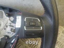 Seat Leon Mk2 Fr Facelift 09-12 Flat Bottom Steering Wheel With Multifunctions