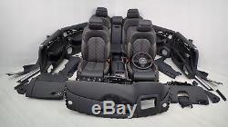 Set leather-interior Seats dashboard steering wheel AUDI EXCLUSIVE A8 S8 D4