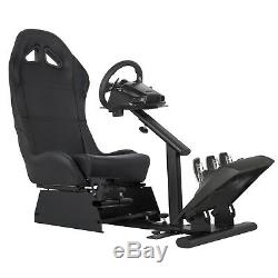 Simulator Cockpit Steering Wheel Stand Logitech G29 with Racing Seat Gaming Chair