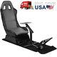 Simulator Cockpit Steering Wheel Stand Racing Seat Gaming Chair Driving Stand&^