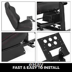 Simulator Cockpit Steering Wheel Stand Racing Seat Gaming Chair For Logitech G27