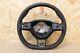 Skoda Octavia Vrs 2013-21 Multi Func Leather Steering Wheel 5e0419091bchth New