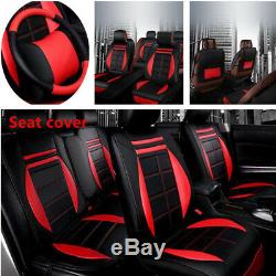 Softable Deluxe Seat Cover Steering Wheel Full Set Cushion 5Sit Kit For Car Part