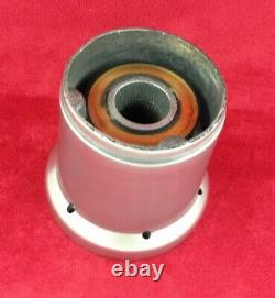 Solid alloy steering wheel hub boss kit and horn button. Classic Fiat 500 600 11C