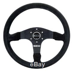 Sparco 015R375PSN Steering Wheel 375 Black Suede