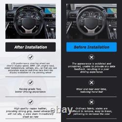 Sport Carbon Fiber LED Steering Wheel For Lexus CT-IS-NX-RC-ISF 2013-2023