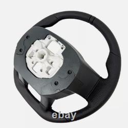 Sports Flat Steering Wheel V2 Black Ring Upgraded Fit For Ford F15 2015-2020