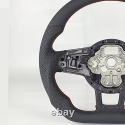 Sports Perforated Leather Steering Wheel For VW Golf MK7 7.5 GTI R GTD 2013-2020