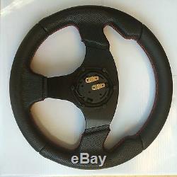 Sports Race 280mm Steering Wheel And Boss Kit Fit Golf Mk1 2 Porsche Seat