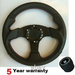 Steering Wheel And Boss Kit Fit Vw Golf Mk1 Mk2 Gti 1303 Audi 80 Seat Toledo