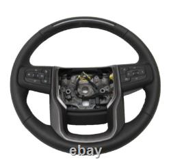 Steering Wheel Black Leather Auto Stop Lane Active Safety Assist 2023 GMC Yukon