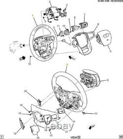 Steering Wheel Black Leather Auto Stop Lane Active Safety Assist 2023 GMC Yukon
