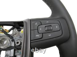 Steering Wheel Black Leather Auto Stop Lane Active Safety Assist 2023 GMC Yukon