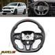 Steering Wheel Carbon Fiber For Dodge Challenger Charger Srt Hellcat 2015-2024