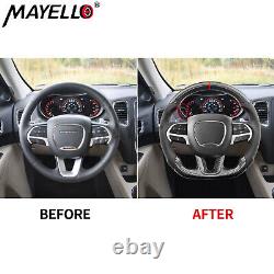 Steering Wheel Carbon Fiber for Dodge Challenger Charger SRT HELLCAT 2015-2024
