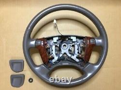 Steering Wheel Crown Jzs175W Toyota Genuine Wood Leather Driving Seat Handle 451