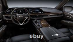 Steering Wheel Dark Atmosphere Leather Collision Heated 2021 Cadillac Escalade