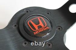 Steering Wheel Fits For HONDA Deep Dish Sport 350mm NO HUB ADAPTER