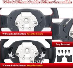 Steering Wheel Full Black Leather Non-Slip For 2021-2026 Ford F-150 F150 Sport