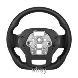 Steering Wheel Full Black Leather Non-Slip For 2021-2026 Ford F-150 F150 Sport