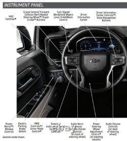 Steering Wheel Pre-Crash Heather Dark Atmosphere Chevy Tahoe Suburban Silverado