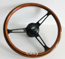 Steering Wheel fits For Land Rover Defender 48 spline Wooden Wood 90 110 130