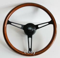 Steering Wheel fits For Land Rover Defender 48 spline Wooden Wood 90 110 130