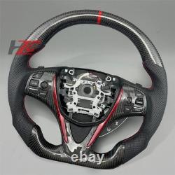 Steering Wheel for Acura TLX 2015-2020 Carbon Fiber Black Leather Customized Steering Wheel for Acura TLX 2015-2020 Carbon Fiber Black Leather Customized