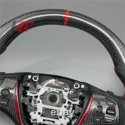 Steering Wheel for Acura TLX 2015-2020 Carbon Fiber Black Leather Customized