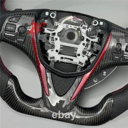 Steering Wheel for Acura TLX 2015-2020 Carbon Fiber Black Leather Customized