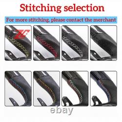 Steering Wheel for Acura TLX 2015-2020 Carbon Fiber Black Leather Customized