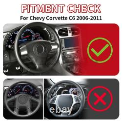 Steering Wheel for Chevy Corvette C6 Z06 2006-2011 Full Nappa Perforated Leather