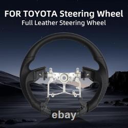 Steering Wheel for Toyota Tacoma Tundra 2014-2023 Full Nappa Perforated Leather