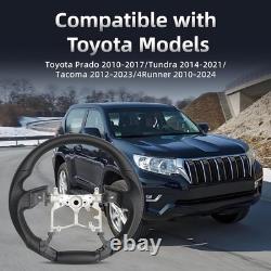 Steering Wheel for Toyota Tacoma Tundra 2014-2023 Full Nappa Perforated Leather