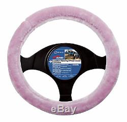 Sumex Seat Covers Harness Pads Steering Wheel & Dice Pink Girls Car Interior Set