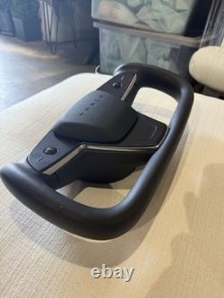 Tesla Model S X Plaid Steering Wheel 2021 2022 2023 1622612-00-g Oem