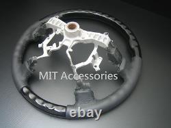Toyota 4RUNNER 2003-2009 PIANO black genuine leather steering wheel-STANDARD